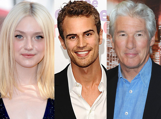 Dakota Fanning, Theo James, Richard Gere Dakota Fanning, Theo James, Richard Gere